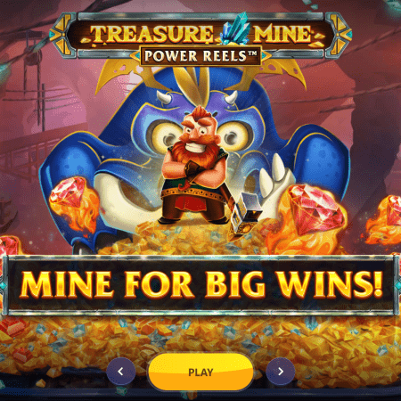 Treasure Mine Power Reels: Gráficos impressionantes, recursos emocionantes e bônus generosos!